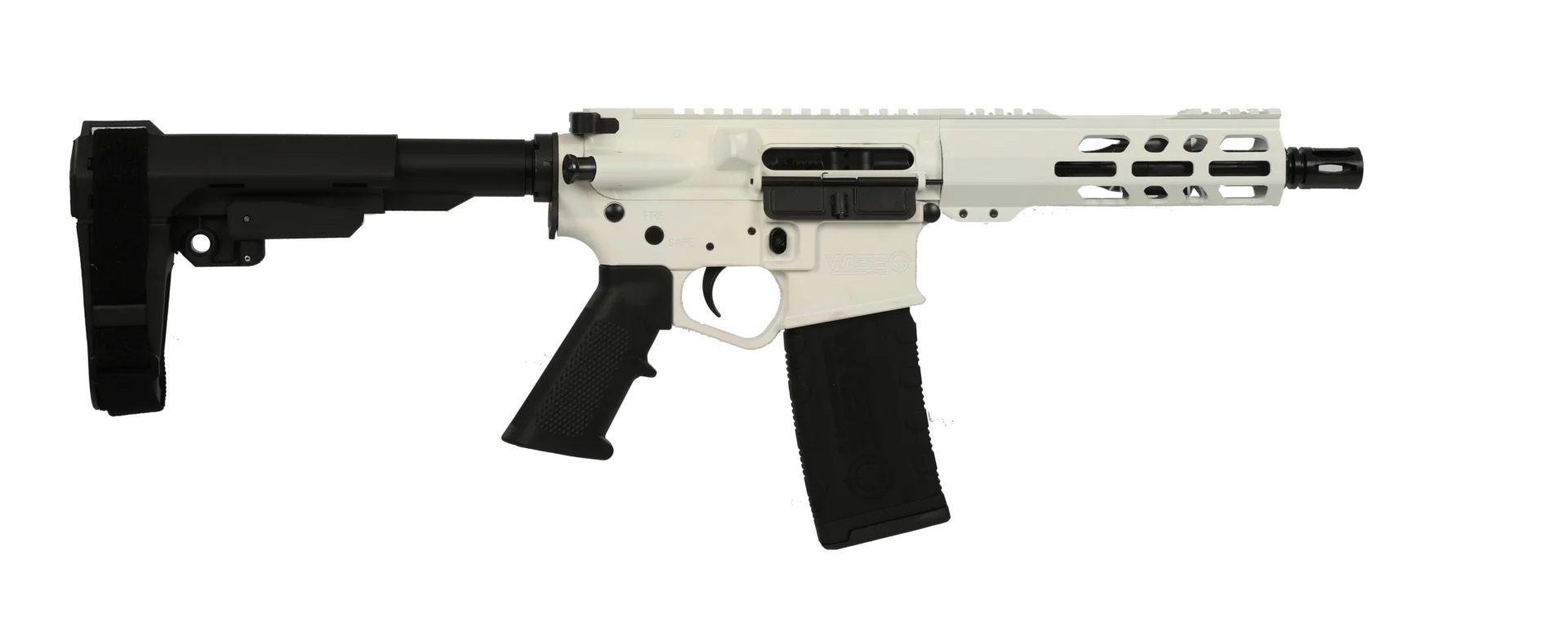 Wise Arms WA-15B 5.56MM Wht 7.5" SBA3